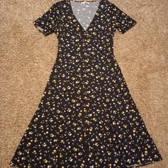 Reformation Locklin Midi Dress, Floral, 10 - Picture 2 of 9